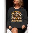 Director One Thankful Fall Teacher Women Life Women Crewneck Sweatshirt, funny gift