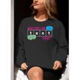 What Does The Text Say Text Evidence Reading Teacher For Men Women Women Crewneck Sweatshirt, funny gift What Does The Text Say Text Evidence Reading Teacher For Men Women Women Crewneck Sweatshirt, funny gift