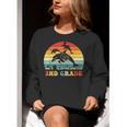 Dolphin Second Grade Back To School Teacher Student Women Crewneck Sweatshirt, funny gift