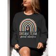 Dream Team Special Education Teacher ED SPED Squad Rainbow Women Crewneck Sweatshirt, funny gift Dream Team Special Education Teacher ED SPED Squad Rainbow Women Crewneck Sweatshirt, funny gift