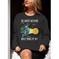 Earth Rotation Earth Day Science Teacher Kids Women Women Crewneck Sweatshirt, Science Teacher Sweatshirts, funny gift