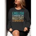 English Is Important But History Is Importanter Teacher Women Crewneck Sweatshirt, History Teacher Sweatshirts, English Teacher Sweatshirts, funny gift English Is Important But History Is Importanter Teacher Women Crewneck Sweatshirt, History Teacher Sweatshirts, English Teacher Sweatshirts, funny gift