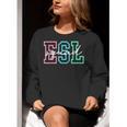 ESL Squad Teacher English As A Second Language Women Crewneck Sweatshirt, Esl Teacher Sweatshirts, English Teacher Sweatshirts, funny gift ESL Squad Teacher English As A Second Language Women Crewneck Sweatshirt, Esl Teacher Sweatshirts, English Teacher Sweatshirts, funny gift