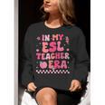 In My Esl Teacher Era Back To School ESL Teacher Groovy Women Crewneck Sweatshirt, Esl Teacher Sweatshirts, Groovy Teacher Sweatshirts, funny gift In My Esl Teacher Era Back To School ESL Teacher Groovy Women Crewneck Sweatshirt, Esl Teacher Sweatshirts, Groovy Teacher Sweatshirts, funny gift