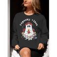 Espooky Vibes Maestra Halloween Spanish Mexican Teacher Women Crewneck Sweatshirt, funny gift Espooky Vibes Maestra Halloween Spanish Mexican Teacher Women Crewneck Sweatshirt, funny gift