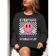 Everyone Communicates Differently Autism Awareness Teacher Women Crewneck Sweatshirt, funny gift Everyone Communicates Differently Autism Awareness Teacher Women Crewneck Sweatshirt, funny gift