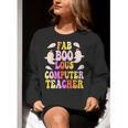 Faboolous COMPUTER TEACHER Costume This Is My Spooky Mom Dad Women Crewneck Sweatshirt, funny gift Faboolous COMPUTER TEACHER Costume This Is My Spooky Mom Dad Women Crewneck Sweatshirt, funny gift