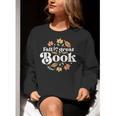Fall For A Great Book Reading Librarian Autumn Teacher Women Crewneck Sweatshirt, funny gift
