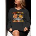 Fall In Love With Learning Autumn Pumpkin Fall Teacher Kids Women Crewneck Sweatshirt, funny gift
