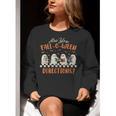 Are You Fall-O-Ween Directions Halloween TeacherGhost Book Women Crewneck Sweatshirt, funny gift Are You Fall-O-Ween Directions Halloween TeacherGhost Book Women Crewneck Sweatshirt, funny gift