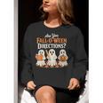 Are You Fall O Ween DirectionsRetro Teacher Halloween Ghost Women Crewneck Sweatshirt, funny gift Are You Fall O Ween DirectionsRetro Teacher Halloween Ghost Women Crewneck Sweatshirt, funny gift