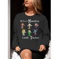 My Favorite Monsters Call Me Teacher Thank Mummy Vampire Bat Women Crewneck Sweatshirt, funny gift My Favorite Monsters Call Me Teacher Thank Mummy Vampire Bat Women Crewneck Sweatshirt, funny gift
