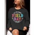 Field Day 2024 Let The Games Begin Teacher Kids Girls Boys Women Crewneck Sweatshirt, funny gift
