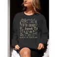 Fifth Grade Squad Adventure Camping 5th Grade Teacher Kids Women Crewneck Sweatshirt, funny gift