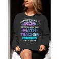 If At First You Don't Succeed Try Doing Your Math Teacher Women Crewneck Sweatshirt, funny gift If At First You Don't Succeed Try Doing Your Math Teacher Women Crewneck Sweatshirt, funny gift