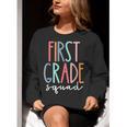 First Grade Squad 1st Grade Teacher Crew Back To School Team Women Crewneck Sweatshirt, First Grade Teacher Sweatshirts, funny gift First Grade Squad 1st Grade Teacher Crew Back To School Team Women Crewneck Sweatshirt, First Grade Teacher Sweatshirts, funny gift