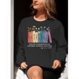 Floral Books Never Underestimate A Public School Teacher Women Crewneck Sweatshirt, funny gift Floral Books Never Underestimate A Public School Teacher Women Crewneck Sweatshirt, funny gift