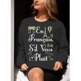 French Teacher En Francais S'Il Vous Plait End Of Year Women Crewneck Sweatshirt, funny gift French Teacher En Francais S'Il Vous Plait End Of Year Women Crewneck Sweatshirt, funny gift