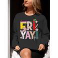 Fri-Yay Happy Friday Lovers Teacher Weekend Women Women Crewneck Sweatshirt, funny gift Fri-Yay Happy Friday Lovers Teacher Weekend Women Women Crewneck Sweatshirt, funny gift