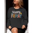 Fri-Yay Teacher Fry Yay Friday Weekend Happy Fri-Yay Women Crewneck Sweatshirt, funny gift Fri-Yay Teacher Fry Yay Friday Weekend Happy Fri-Yay Women Crewneck Sweatshirt, funny gift