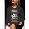 Front Office Teacher Admin Meaning School Secretary Women Crewneck Sweatshirt, funny gift Front Office Teacher Admin Meaning School Secretary Women Crewneck Sweatshirt, funny gift