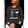 Funny Skeleton Music Teacher I'Ll Wait Until It's Quiet Women Crewneck Sweatshirt, funny gift Funny Skeleton Music Teacher I'Ll Wait Until It's Quiet Women Crewneck Sweatshirt, funny gift