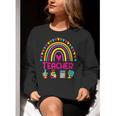 Future Kids Career Teacher Rainbow Boy Girl Graduations Women Crewneck Sweatshirt, Future Teacher Sweatshirts, funny gift