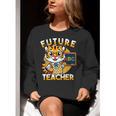 Future Teacher Graphic For Boys Inspiring Young Minds Women Crewneck Sweatshirt, Future Teacher Sweatshirts, funny gift