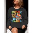Future Teacher Costume For Kids Back To School Boy Girl Women Crewneck Sweatshirt, Future Teacher Sweatshirts, funny gift