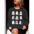 Ghost Speech Therapy Teacher Spooky Season Halloween Women Crewneck Sweatshirt, funny gift Ghost Speech Therapy Teacher Spooky Season Halloween Women Crewneck Sweatshirt, funny gift