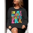In My Glowing Teacher Era Groovy Colorful Bright Women Crewneck Sweatshirt, Groovy Teacher Sweatshirts, funny gift In My Glowing Teacher Era Groovy Colorful Bright Women Crewneck Sweatshirt, Groovy Teacher Sweatshirts, funny gift