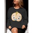 Good Egg Teacher Halloween Costume Group The Cool Bean Women Crewneck Sweatshirt, funny gift