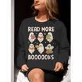 Groovy Halloween Ghost Read More Boooooks Librarian Teacher For Men Women Kids Women Crewneck Sweatshirt, Groovy Teacher Sweatshirts, funny gift Groovy Halloween Ghost Read More Boooooks Librarian Teacher For Men Women Kids Women Crewneck Sweatshirt, Groovy Teacher Sweatshirts, funny gift