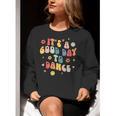 Groovy Its A Good Day To Dance Dance Teacher Women Crewneck Sweatshirt, Groovy Teacher Sweatshirts, funny gift Groovy Its A Good Day To Dance Dance Teacher Women Crewneck Sweatshirt, Groovy Teacher Sweatshirts, funny gift