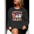 Groovy Kindergarten Boo Crew Kinder Halloween Teacher Kids Women Crewneck Sweatshirt, Groovy Teacher Sweatshirts, funny gift Groovy Kindergarten Boo Crew Kinder Halloween Teacher Kids Women Crewneck Sweatshirt, Groovy Teacher Sweatshirts, funny gift