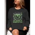 Halloween 67 Meme Science Chemistry Teacher Periodic Table Women Crewneck Sweatshirt, Science Teacher Sweatshirts, funny gift