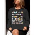Halloween Alphabet ABCs Learning Kindergarten Teacher Men Women Kids Women Crewneck Sweatshirt, funny gift