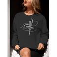Halloween Ballet Mummy Ballerina Spooky Dance Teacher Women Women Crewneck Sweatshirt, funny gift Halloween Ballet Mummy Ballerina Spooky Dance Teacher Women Women Crewneck Sweatshirt, funny gift