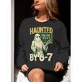 Halloween Costume Haunted By 67 Ghost Math Teacher Professor Women Crewneck Sweatshirt, funny gift Halloween Costume Haunted By 67 Ghost Math Teacher Professor Women Crewneck Sweatshirt, funny gift