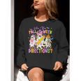 Halloween Floral Ghost Teacher Are You Falloween Directions Women Crewneck Sweatshirt, funny gift Halloween Floral Ghost Teacher Are You Falloween Directions Women Crewneck Sweatshirt, funny gift