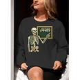 Halloween Skeleton 67 Meme Square Root 4489 Math Teacher Women Crewneck Sweatshirt, funny gift Halloween Skeleton 67 Meme Square Root 4489 Math Teacher Women Crewneck Sweatshirt, funny gift