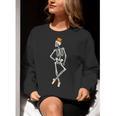 Halloween Skeleton Tap Dance Ballet Dance Teacher Women Crewneck Sweatshirt, funny gift Halloween Skeleton Tap Dance Ballet Dance Teacher Women Crewneck Sweatshirt, funny gift