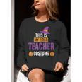 Halloween Teachers This Is My Tired Teacher Costume Women Crewneck Sweatshirt, funny gift Halloween Teachers This Is My Tired Teacher Costume Women Crewneck Sweatshirt, funny gift