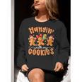 Hangin With My Cookies Gingerbread Men Women Xmas Teacher Women Crewneck Sweatshirt, funny gift Hangin With My Cookies Gingerbread Men Women Xmas Teacher Women Crewneck Sweatshirt, funny gift
