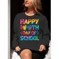 Happy 100th Day Of School Teacher Student 100 Days Tie Dye Men Women Kids Women Crewneck Sweatshirt, funny gift Happy 100th Day Of School Teacher Student 100 Days Tie Dye Men Women Kids Women Crewneck Sweatshirt, funny gift