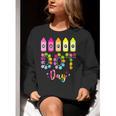 Happy Dot Day 2025 Teacher Kids Girls Colorful Polka Dot Day Women Crewneck Sweatshirt, funny gift