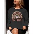 Happy Fri-Yay Friday Lovers Fun Teacher Leopard Rainbow Men Women Girls Kids Women Crewneck Sweatshirt, funny gift Happy Fri-Yay Friday Lovers Fun Teacher Leopard Rainbow Men Women Girls Kids Women Crewneck Sweatshirt, funny gift