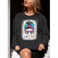 Happy Fri-Yay Friday Teacher Life Happy Friday Women Crewneck Sweatshirt, funny gift