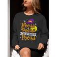 Hocus Pocus Everybody Focus Halloween Teacher Men Women Kids Women Crewneck Sweatshirt, funny gift