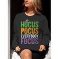 Hocus Pocus Everybody Focus Teacher Halloween Women Crewneck Sweatshirt, funny gift Hocus Pocus Everybody Focus Teacher Halloween Women Crewneck Sweatshirt, funny gift
